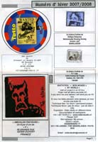 Nada Zéro, mail art, 2008, page 07 : E, Giovanni et Renata Strada Da Ravenna,R.F. Côté, Rafique Suleyman, projet mon monde.